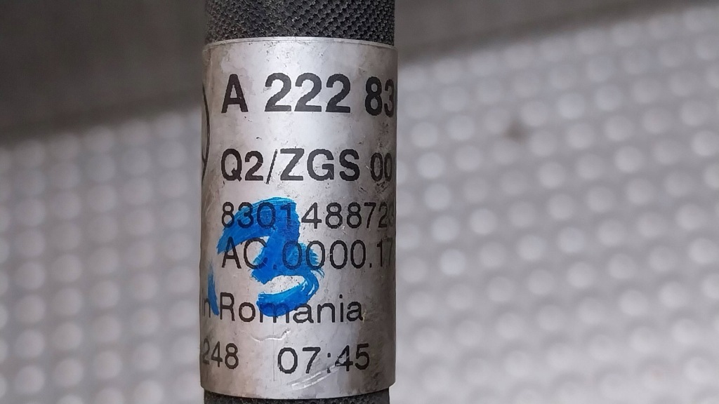 фото №5, Шланг кондиціонера a2228308000 mercedes s klasa w222 w217