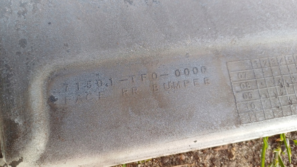 фото №10, Honda jazz iii 08-15 бампер задня задній nh578