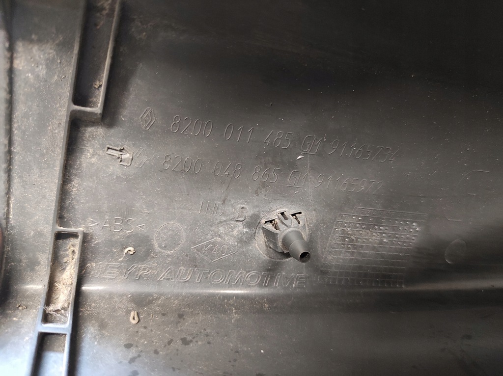 фото №5, Vivaro a trafic 2 ii 01- уголок левый задняя sprysk 8200011485