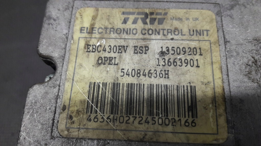 фото №9, 54084636h насос abs opel signum vectra c uszkodzon