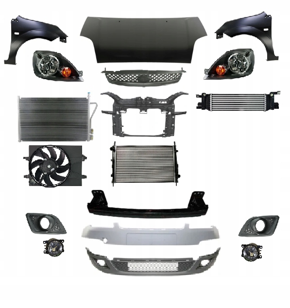 фото №1, Ford fiesta lift jhs 2005-2008 kompletny перед pas