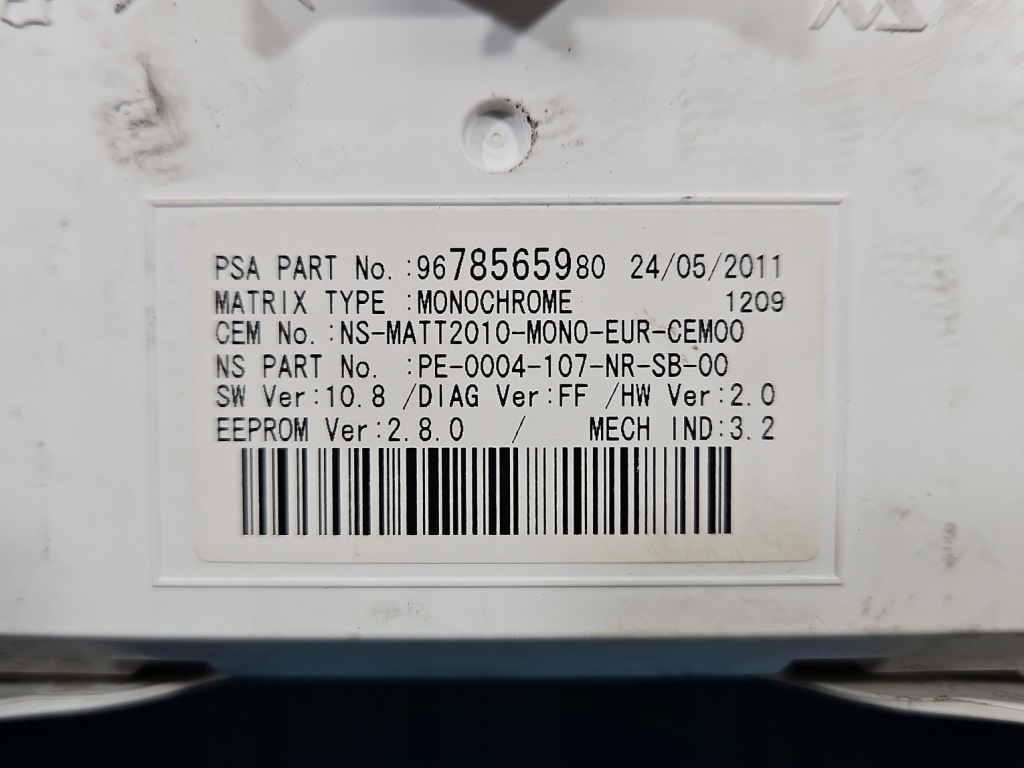 фото №7, Счетчик peugeot 508 i 9678565980 1.6 thp europa