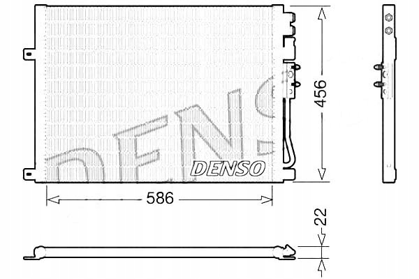 фото №2, Denso dcn06009 конденсатор, кондиционер