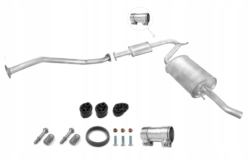 фото №1, Citroen jumper ii 2.8 hdi труба + гасник кінцевий