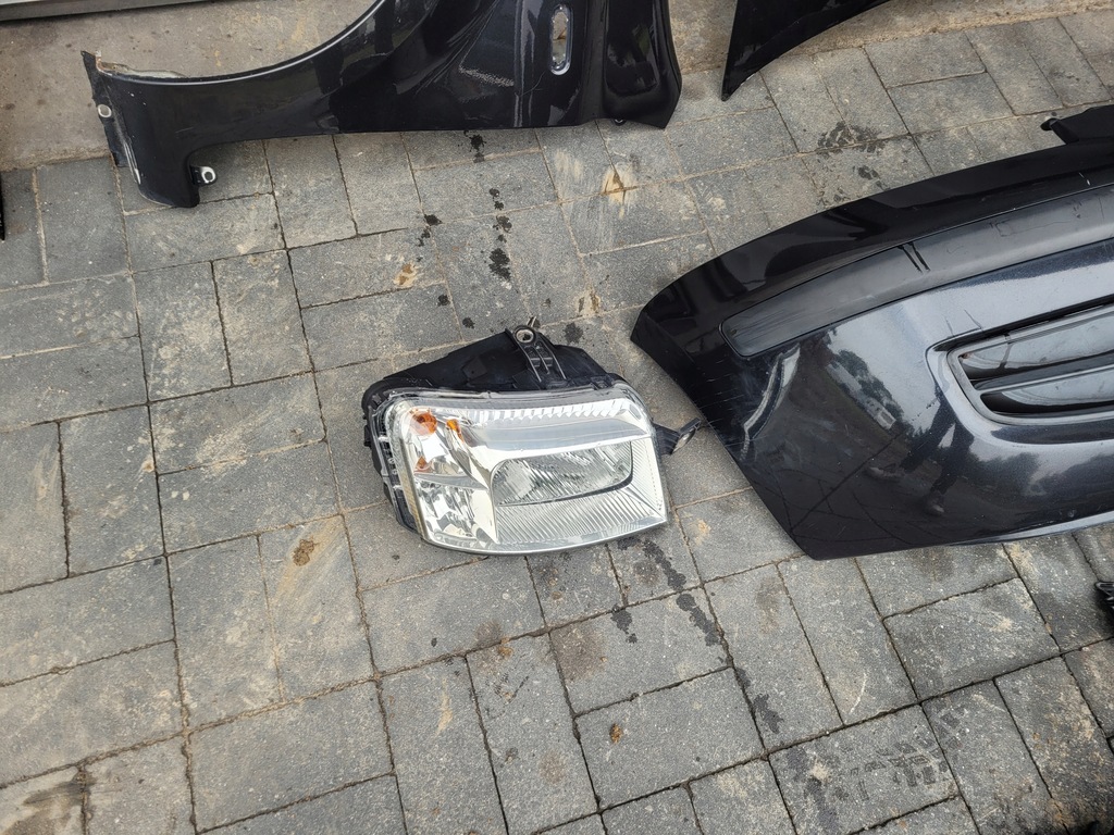 фото №5, Fiat panda ii 1.2 2004r набор капот бампер лампы europa цвет 632 кондиционер