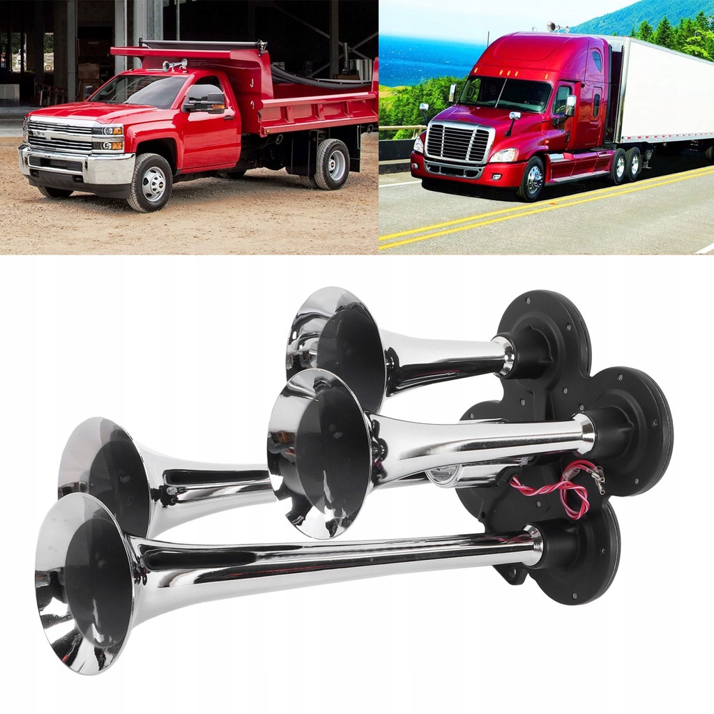 фото №16, 12/24v 150db сигнал пневматический клаксон сигнал