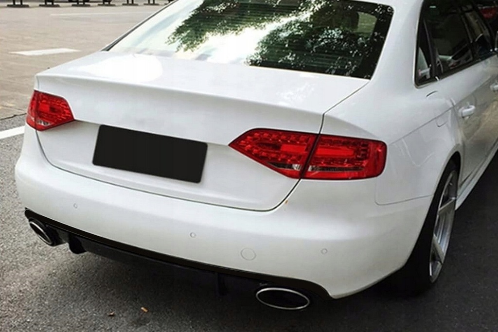 фото №12, Спойлер бампера audi a4 b8 2008-2011 зразок rs4 full black дифузор накладка