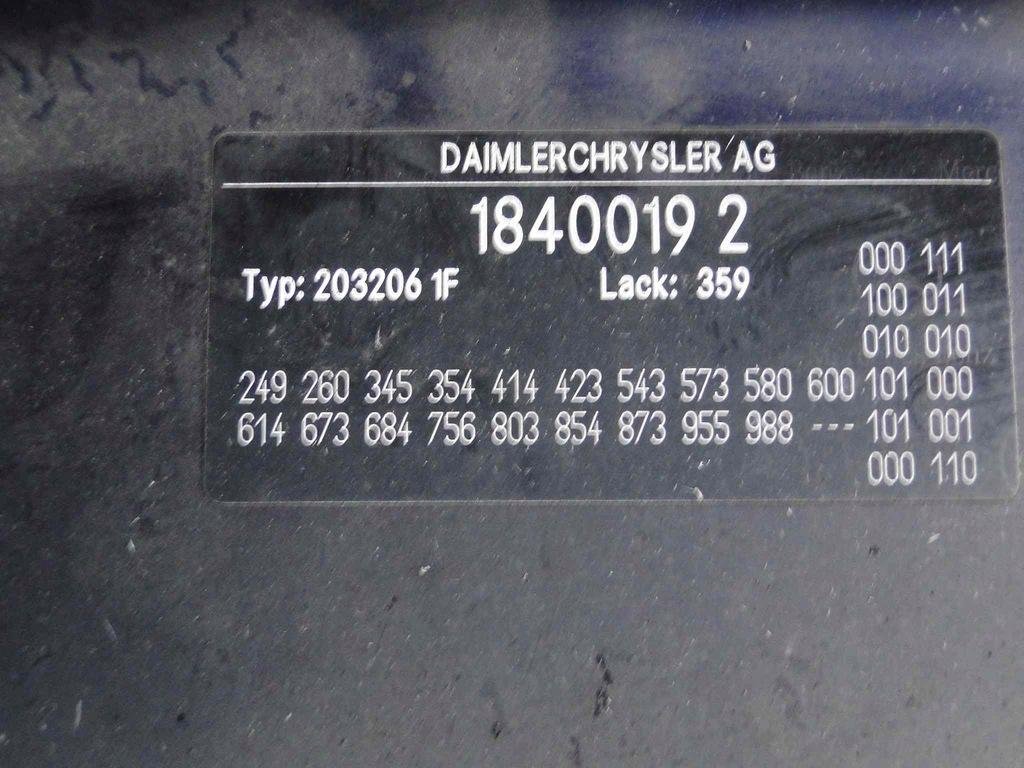 фото №11, Mercedes c klasa w203 203 капот bez ржавчина оригинал