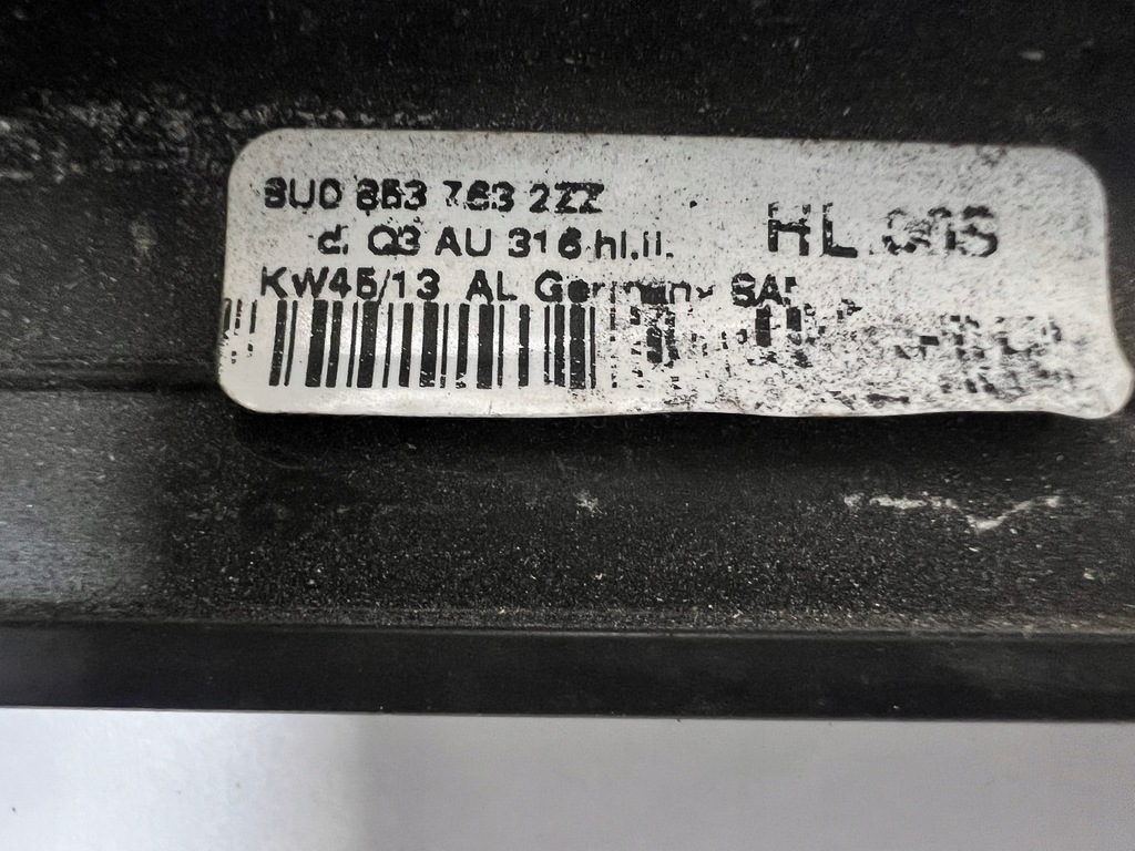 фото №9, Молдинг хром двері лівий задня audi q3 8u 8u0853763