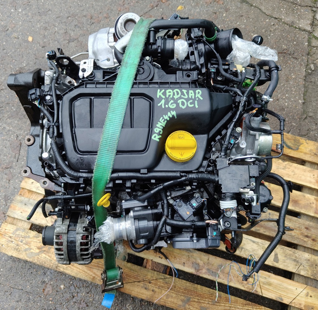 фото №1, Renault kadjar 1.6 dci 15r двигатель kompletny r9me414