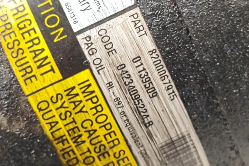 фото №9, Компрессор кондиционера renault espace iv jk0/1_ 8200067915 2.19l дизель