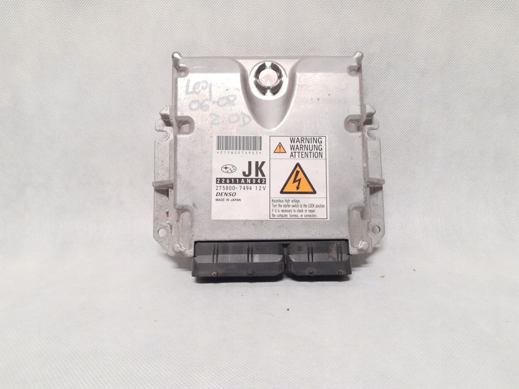 фото №1, Legacy 06-08 2.0 d блок управления бортовой компьютер 22611an042