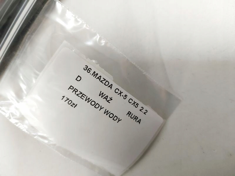 фото №4, Mazda cx5 cx-5 2.2 d труба шланг wąż wody рідина