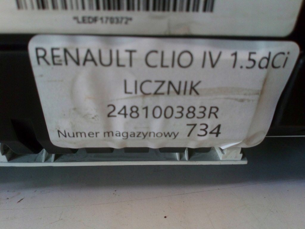 фото №7, Renault clio iv лічильник прилади 248100383r