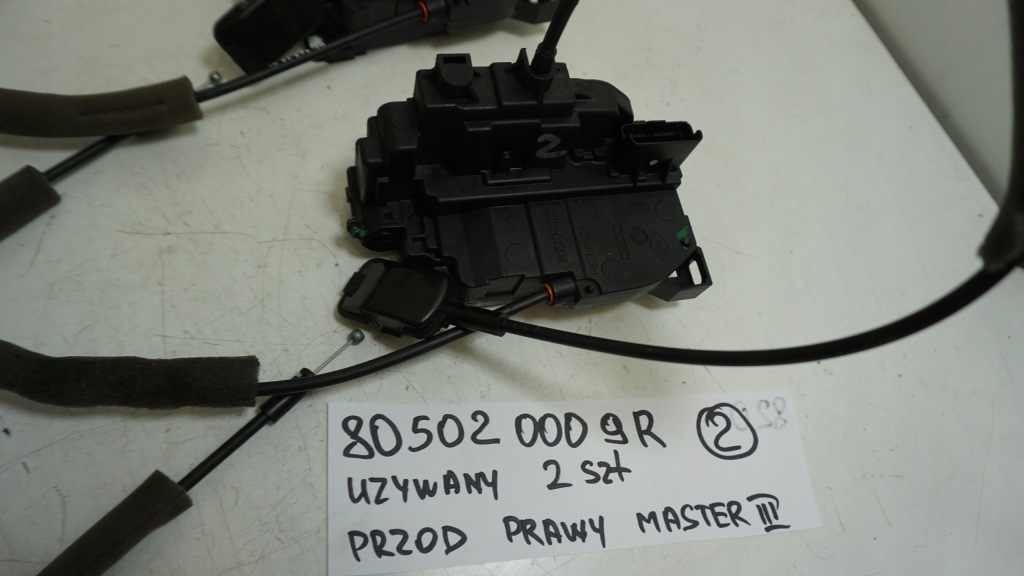 фото №4, Замок дверь перед левый tylko ! правый отсутствует!! renault master iii