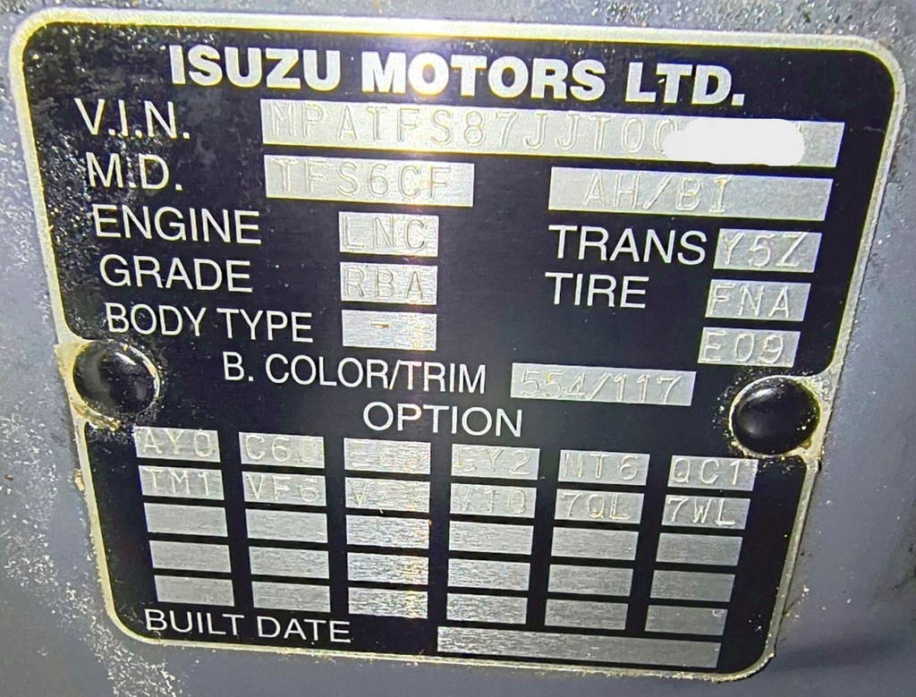 фото №16, Подушка подушка безопасности сиденье боковая шторка безопасности левая ремни isuzu d-max ii lift 2017-19