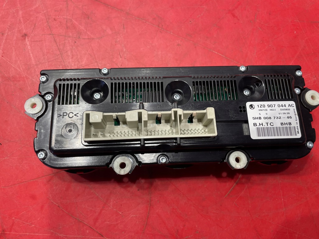 фото №4, Панель радио кондиционера skoda octavia 1z0907044ac