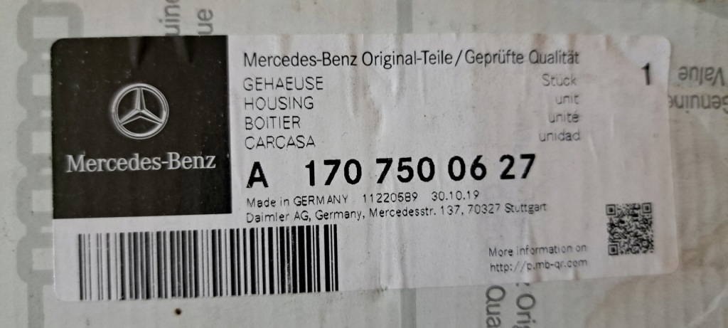 Mercedes slk r170 молдинг освещение номерного знака регистрационный задний  a1707500627 Цена