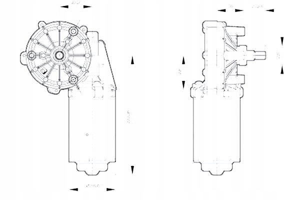 фото №2, Bosch двигун двірник перед scania 4 l/p g r s p g r t