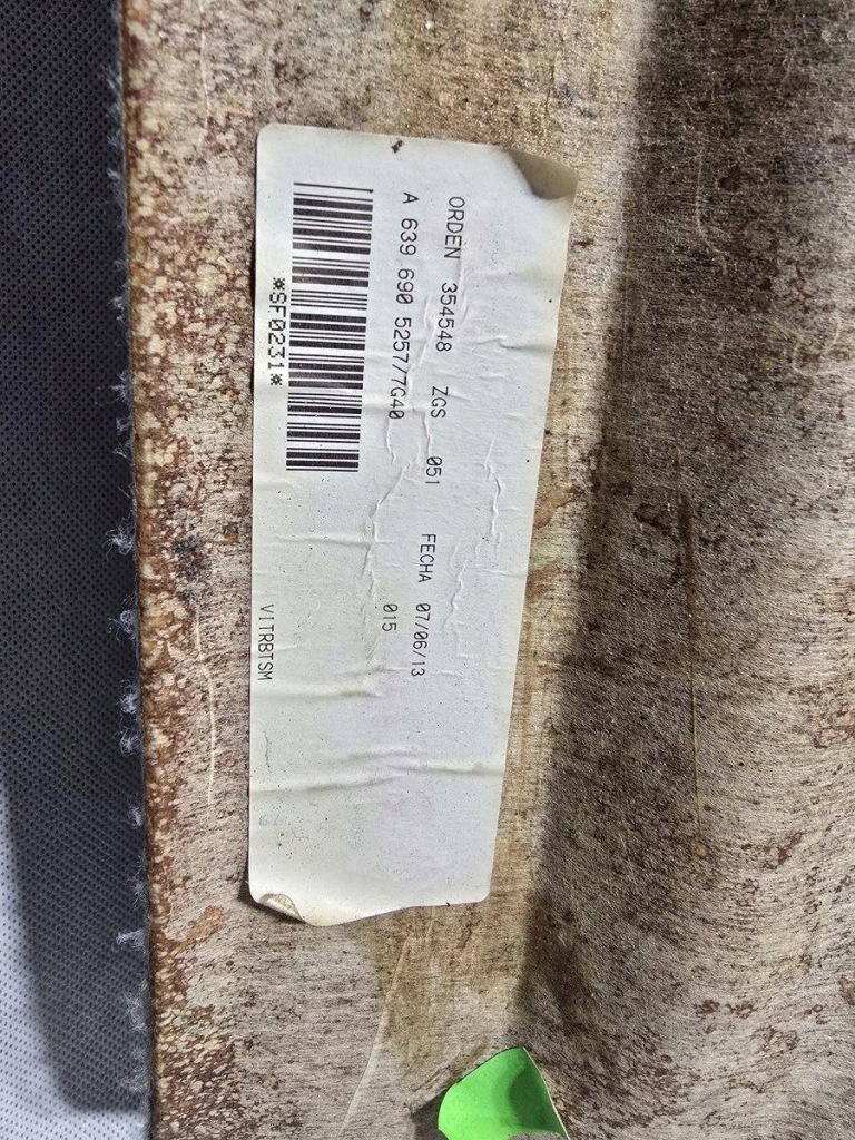 Mercedes vito viano w639 стеля оббивка дах a6396905257 Ціна