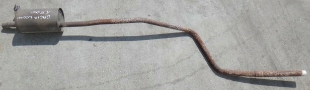 фото №1, Dacia logan lift mcv 12 r 1.5 dci гаситель конечный