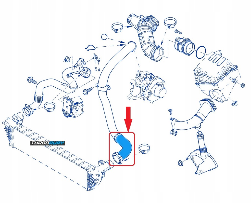 фото №7, Труба turbo renault espace iv 2.0 dci 144607169r