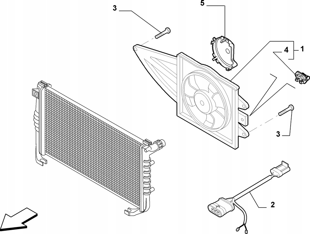 фото №12, Вентилятор радиатора fiat panda ii 1,3d disel 2003-2011 51829973
