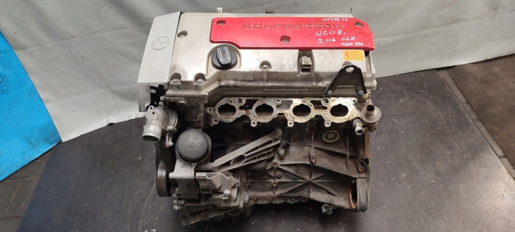 фото №9, Двигатель 111956 mercedes w208 2,0 компрессор