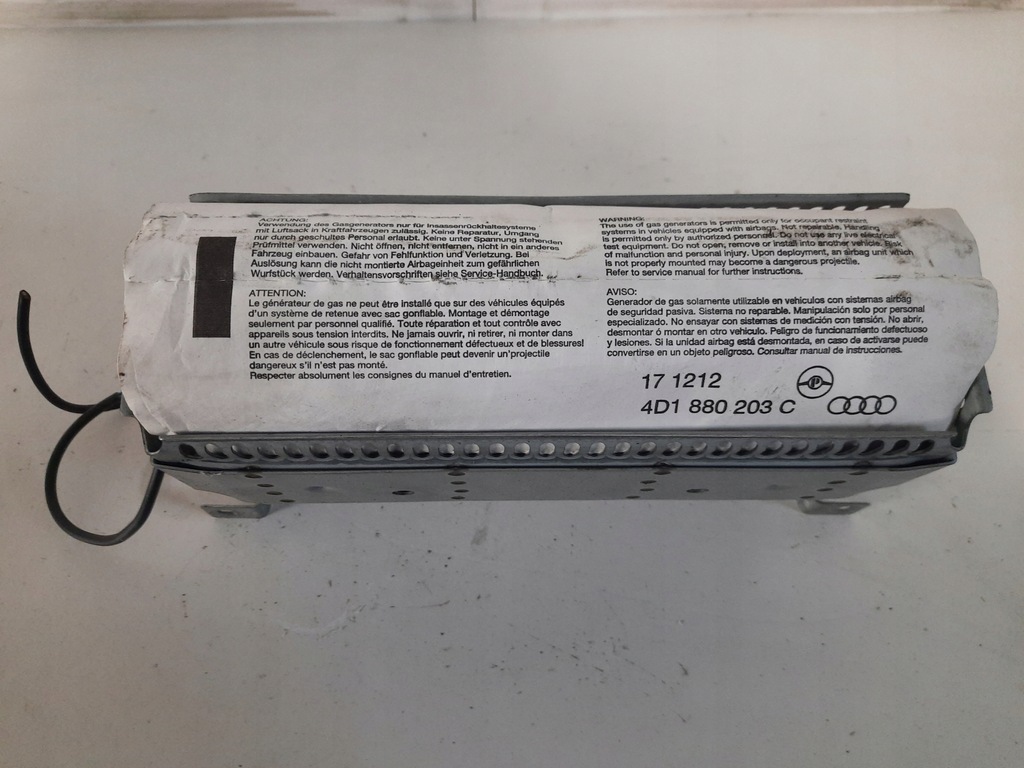 фото №7, Подушка подушка безопасности пассажира audi a8 d2