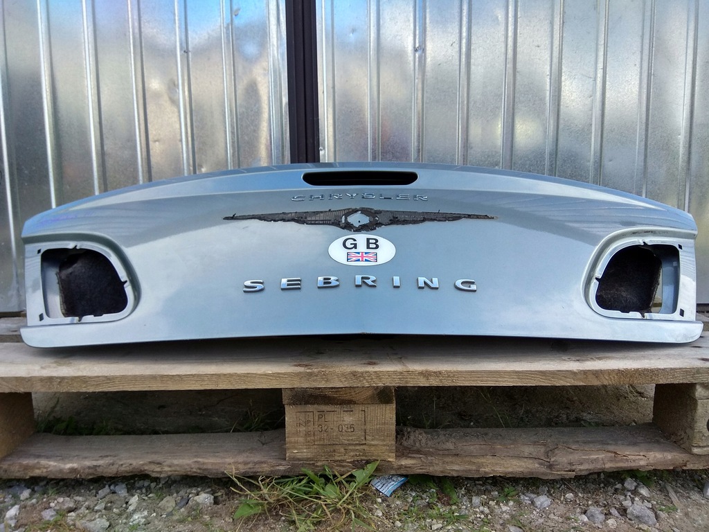 фото №8, Крышка багажника багажника chrysler sebring iii 3 07-12 sedan