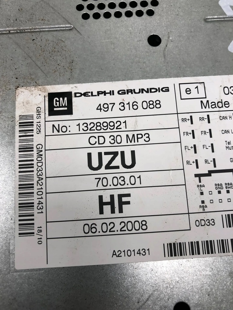 фото №5, Радио cd opel corsa d 13289921