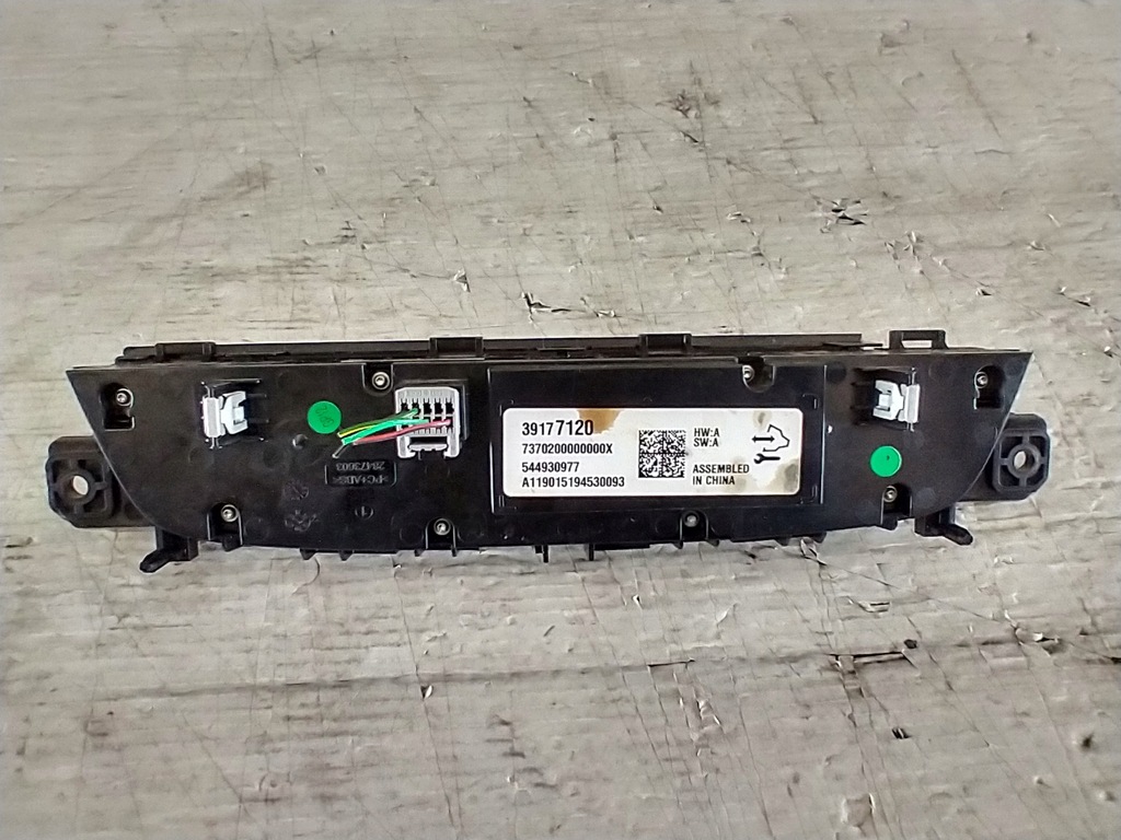 фото №8, Opel insignia b блок керування перемикач панель кондиціонера обдув 39177120