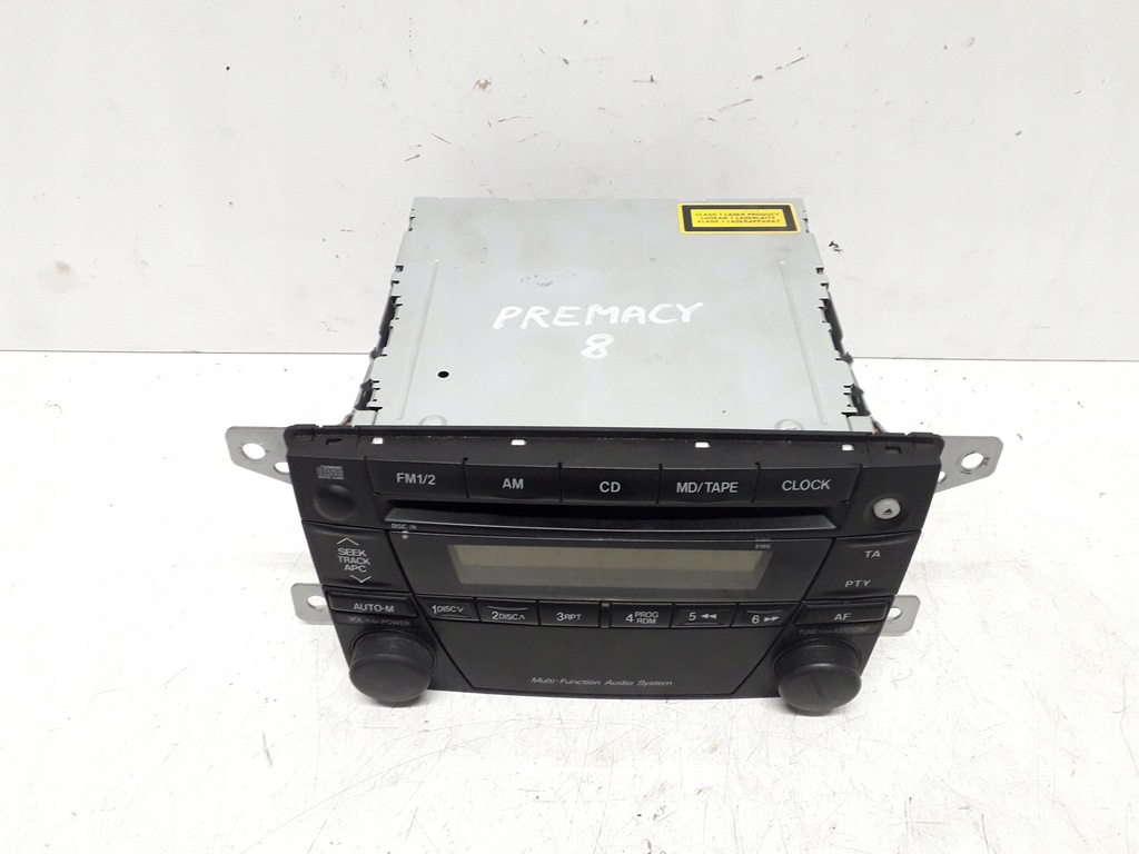 фото №4, Mazda premacy 1 i 01-06 lift радио заводской cd