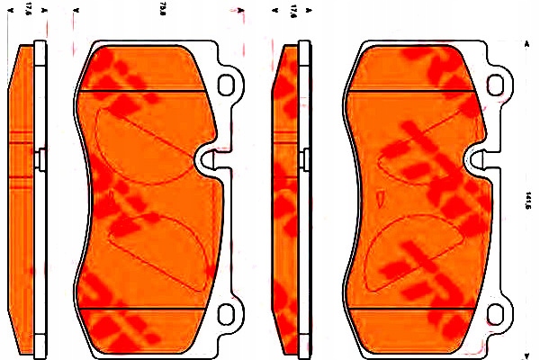 фото №2, Trw гальмівні колодки гальмівні mercedes перед w211 w221 r230