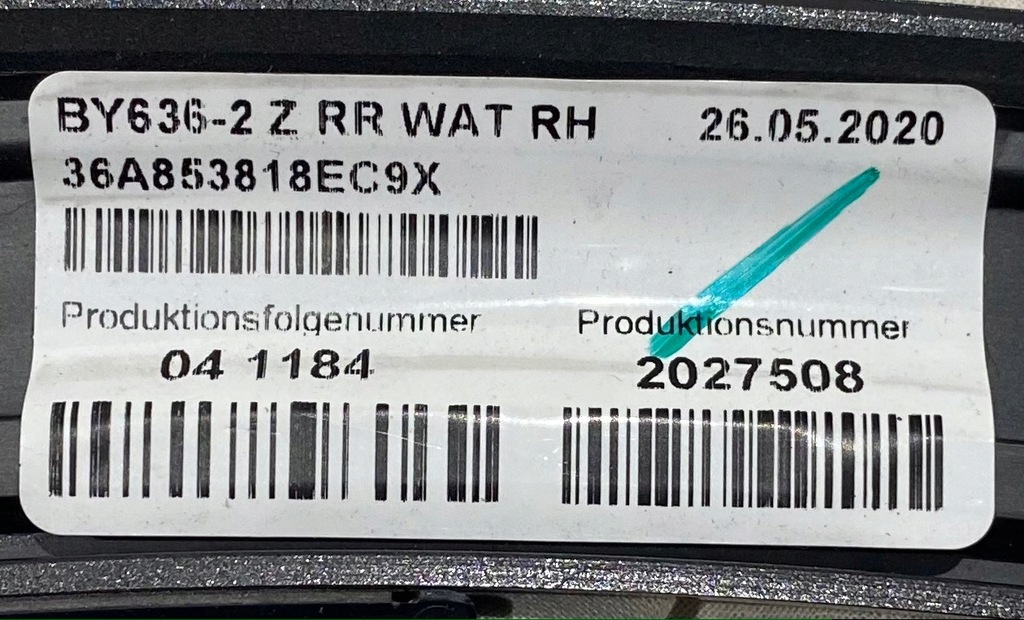 фото №7, Bentley bentayga права молдинг крила 36a853818