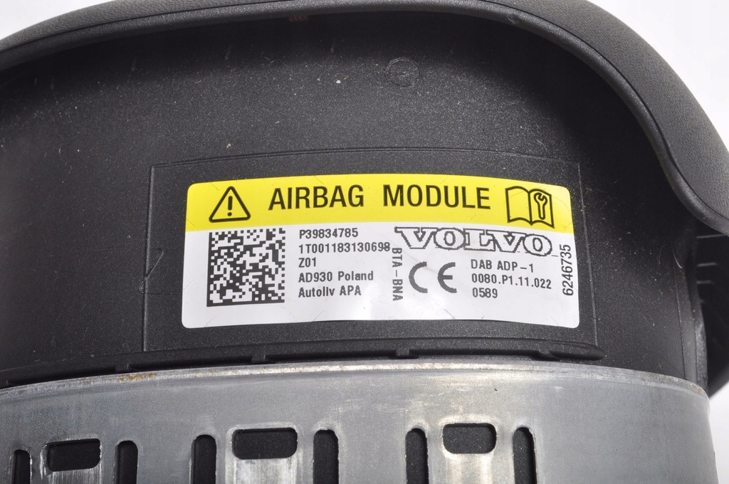 фото №7, Volvo s60 v60 xc60 ii подушка воздушная водителя подушка безопасности 39834785