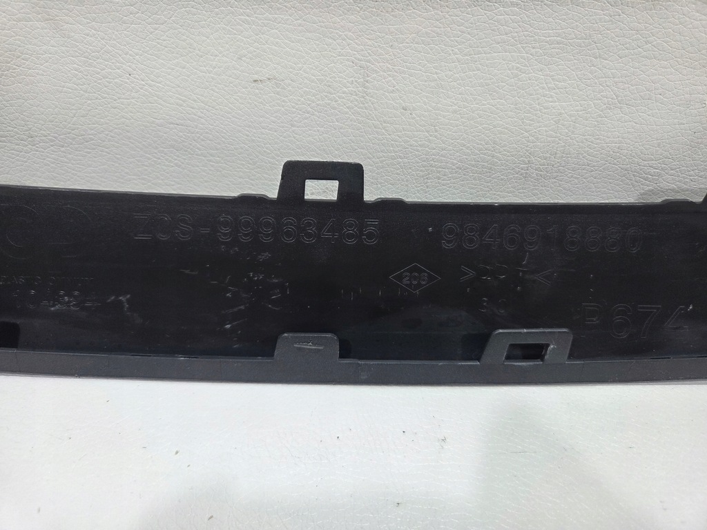 фото №9, Peugeot 3008 iii 3 молдинг накладка накладка бампера правая 9846918880 перед