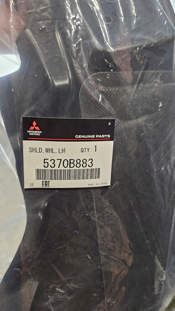 фото №8, Подкрылок левый перед mitsubishi outlander iii lift 5370b013 nowe