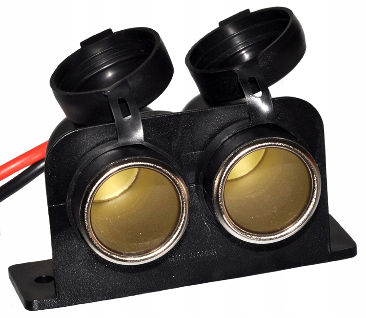 фото №1, Роз'єм прикурювача подвійний 12/24v 15a додаткові