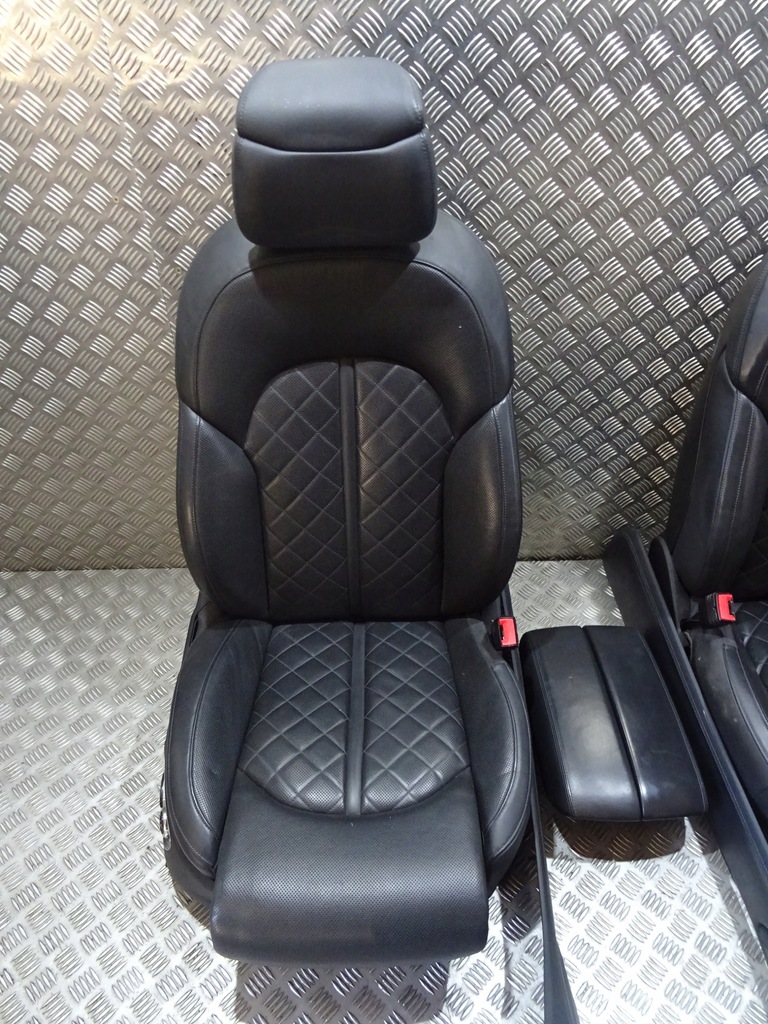 фото №7, Audi a8 4h s8 lift сидіння kanpa комплект шкіра