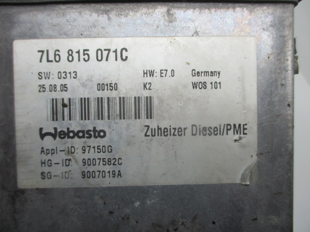 фото №7, Touareg q7 02-10 дизель webasto обігрівач