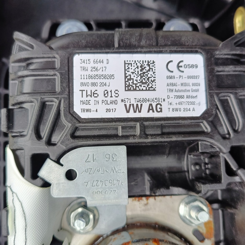 фото №8, Audi a5 18- панель приладів приладова панель приладів подушка usa