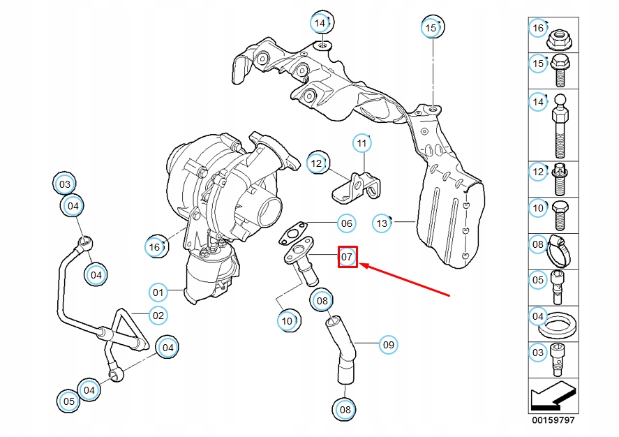 фото №1, Mini cooper clubman r55 труба обратная турбонагнетателя 11657804910оригинальная