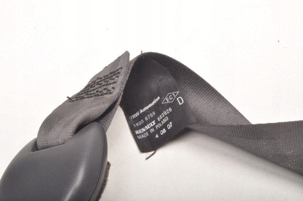 Renault clio 3 ремень безопасности правая  перед 34006759 8200454674 с Разборки