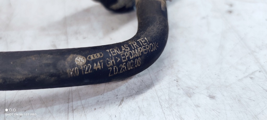 фото №9, Труба wąż магистраль wody audi a3 vw 1k0122447gh