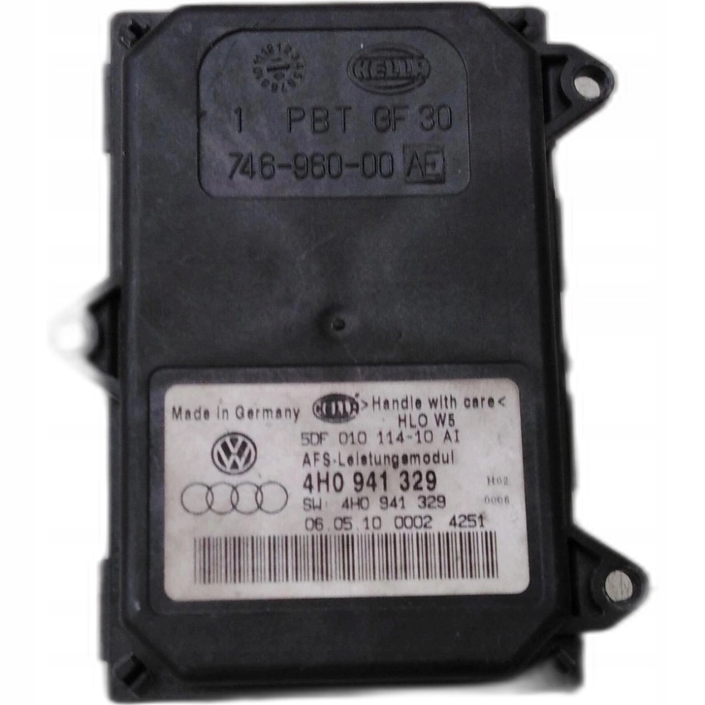 фото №1, Audi a6 a7 4g a8 4h перетворювач модуль світла 4h0941329