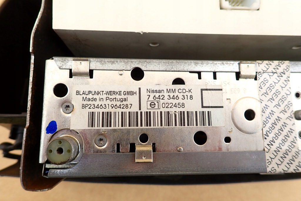 фото №7, Nissan micra k12 03- радіо повний програвач cd сірі 7642346318 оригінальний номер