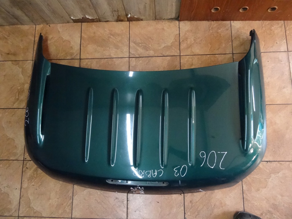фото №4, Peugeot 206 2.0b 03' cabrio кришка багажника задня