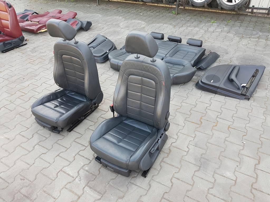 фото №5, Seat exeo 09-13r kombi сидіння заднє сидіння шкіра шкіряний