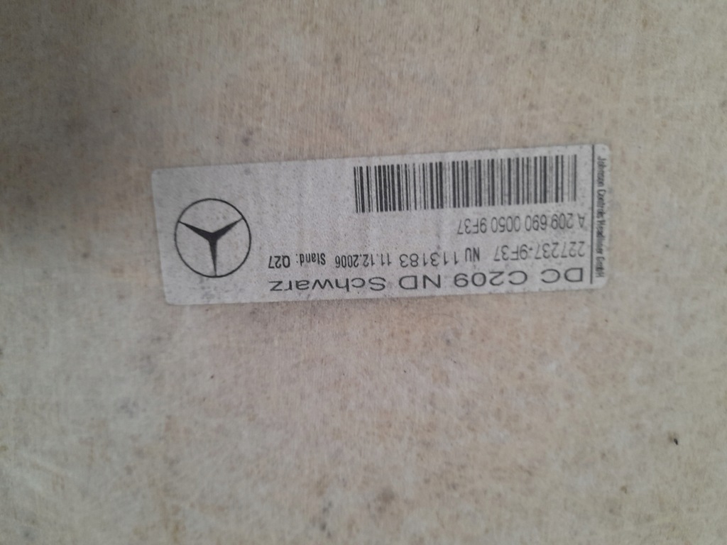 фото №7, Mercedes w209 clk lift 2006 rok стеля a2096900050